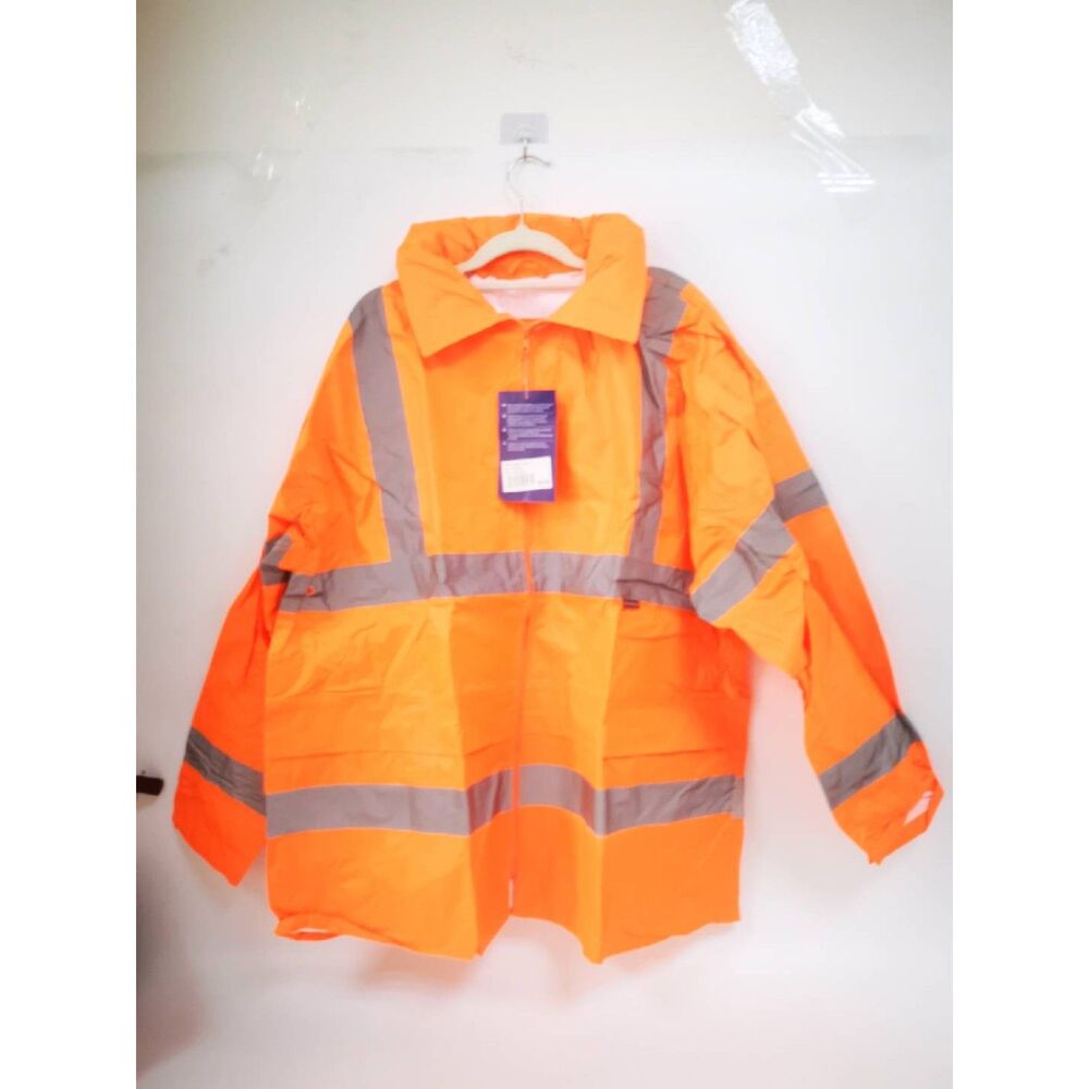 PORTWEST Waterproof Reflective Safety Raincoat for Outdoor Cycling & Hiking